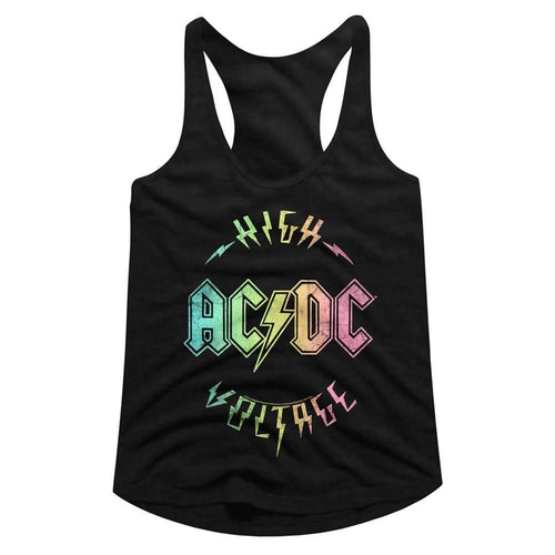 AC/DC - MULTICOLOR VOLTAGE Adult Shirt