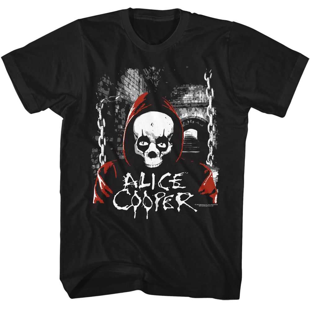 Alice Cooper - ALICE COOPER HOODED SKULL Adult Shirt