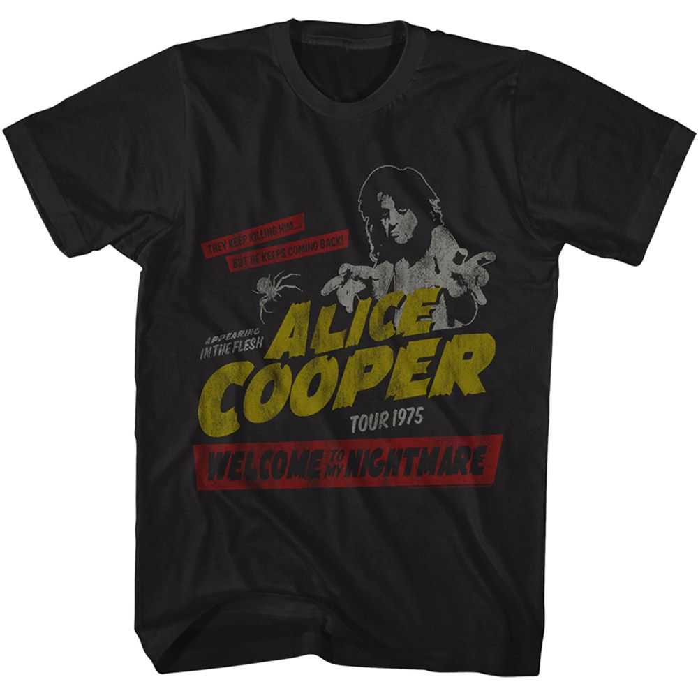 Alice Cooper - ALICE COOPER WTMN TOUR 1975 Adult Shirt