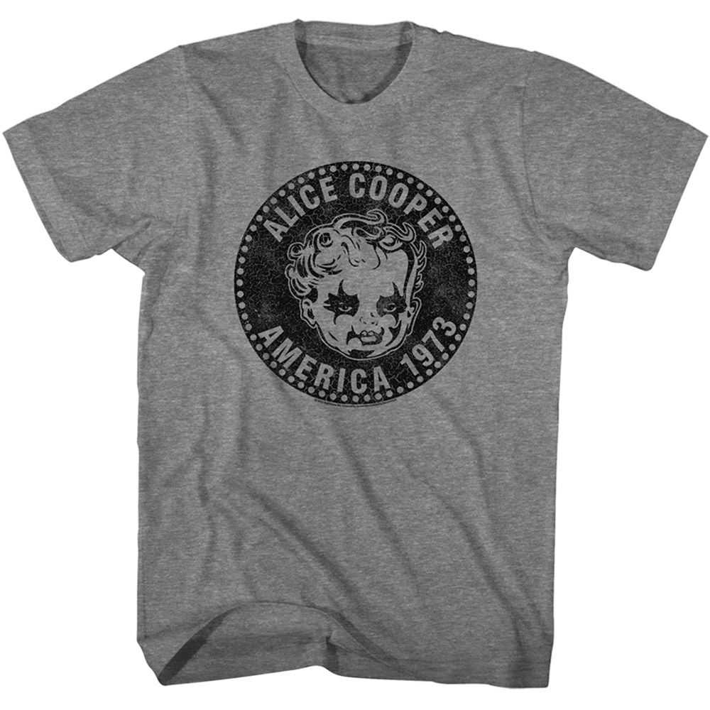 Alice Cooper - ALICE COOPER AMERICA 1973 Adult Shirt