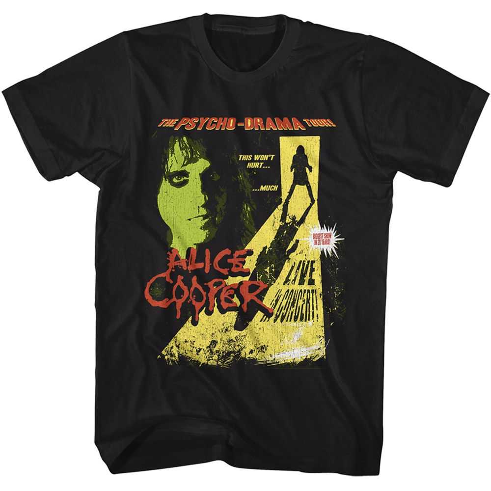 Alice Cooper - ALICE COOPER THE PYSCHO DRAMA TOUR Adult Shirt