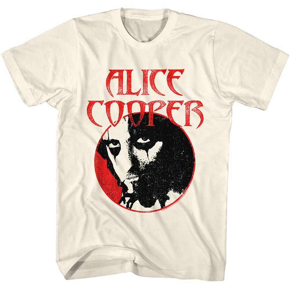 Alice Cooper - ALICE COOPER CIRCLE FACE Adult Shirt