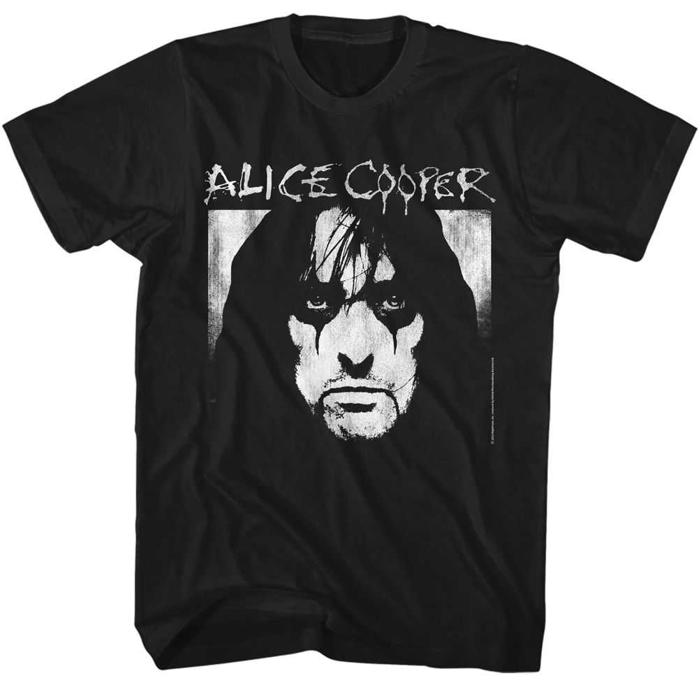 Alice Cooper - ALICE COOPER-FACE AND LOGO Adult Shirt