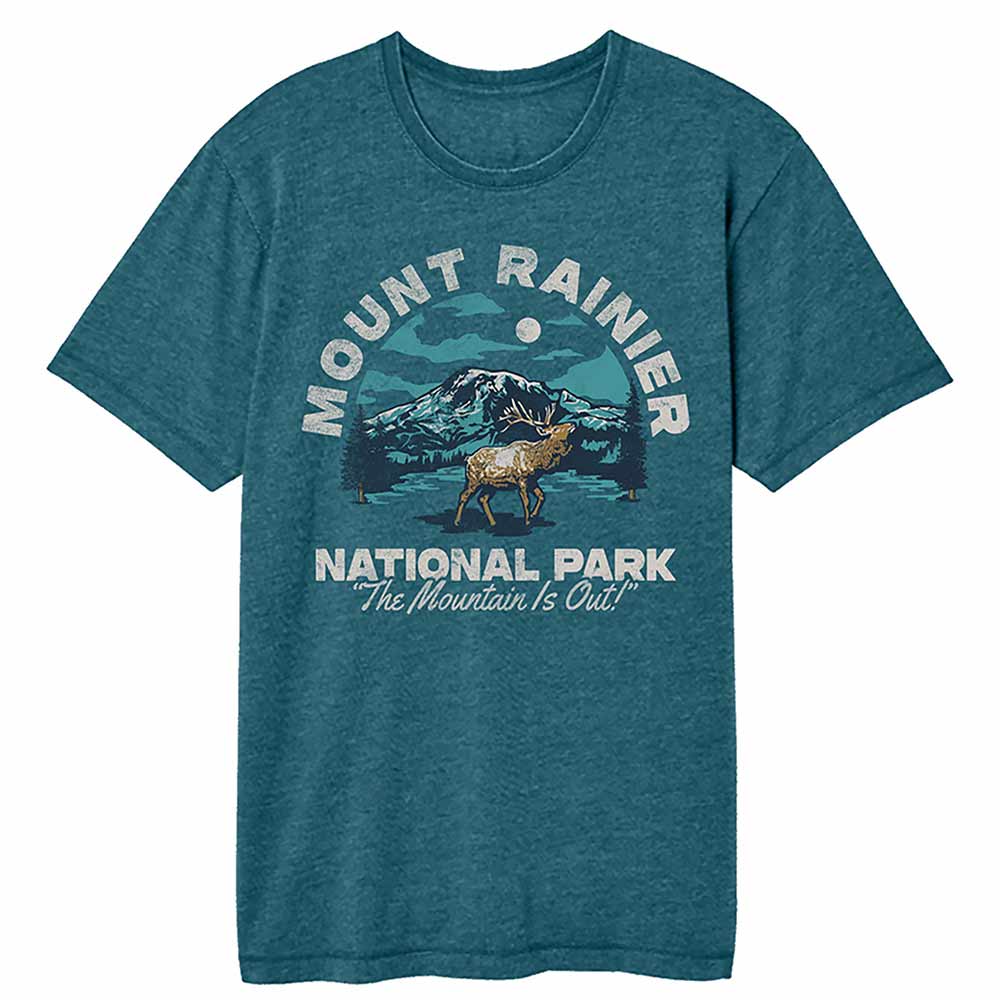 American Classics Parks - THE MOUNTAIN IS OUT Adult Shirt