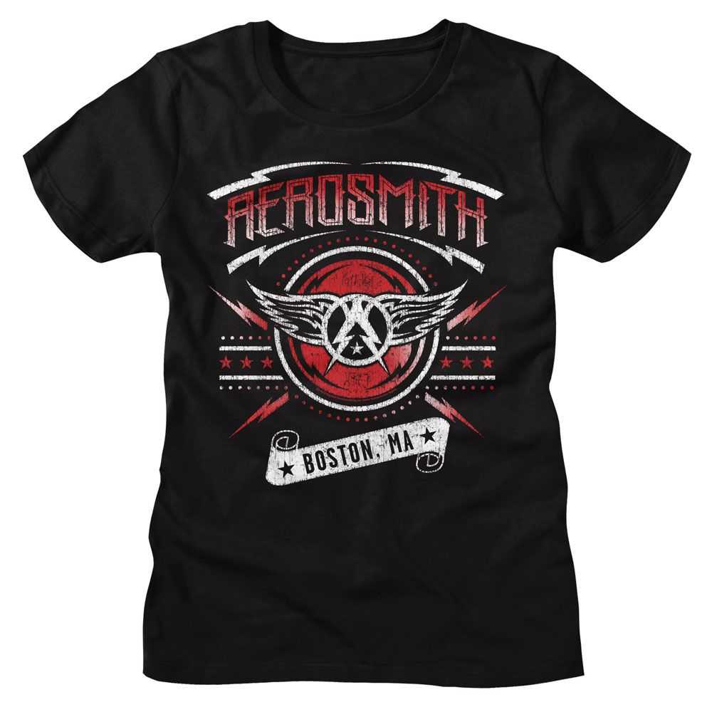 Aerosmith - AEROSMITH BOSTON MA Adult Shirt
