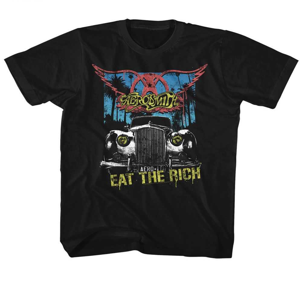 Aerosmith - EAT THE RICH CAR Youth Shirt