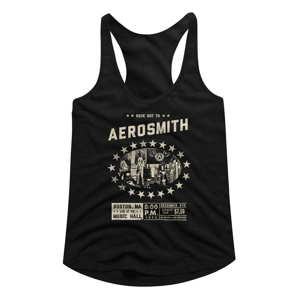 Aerosmith - BOSTON MUSIC HALL Adult Shirt