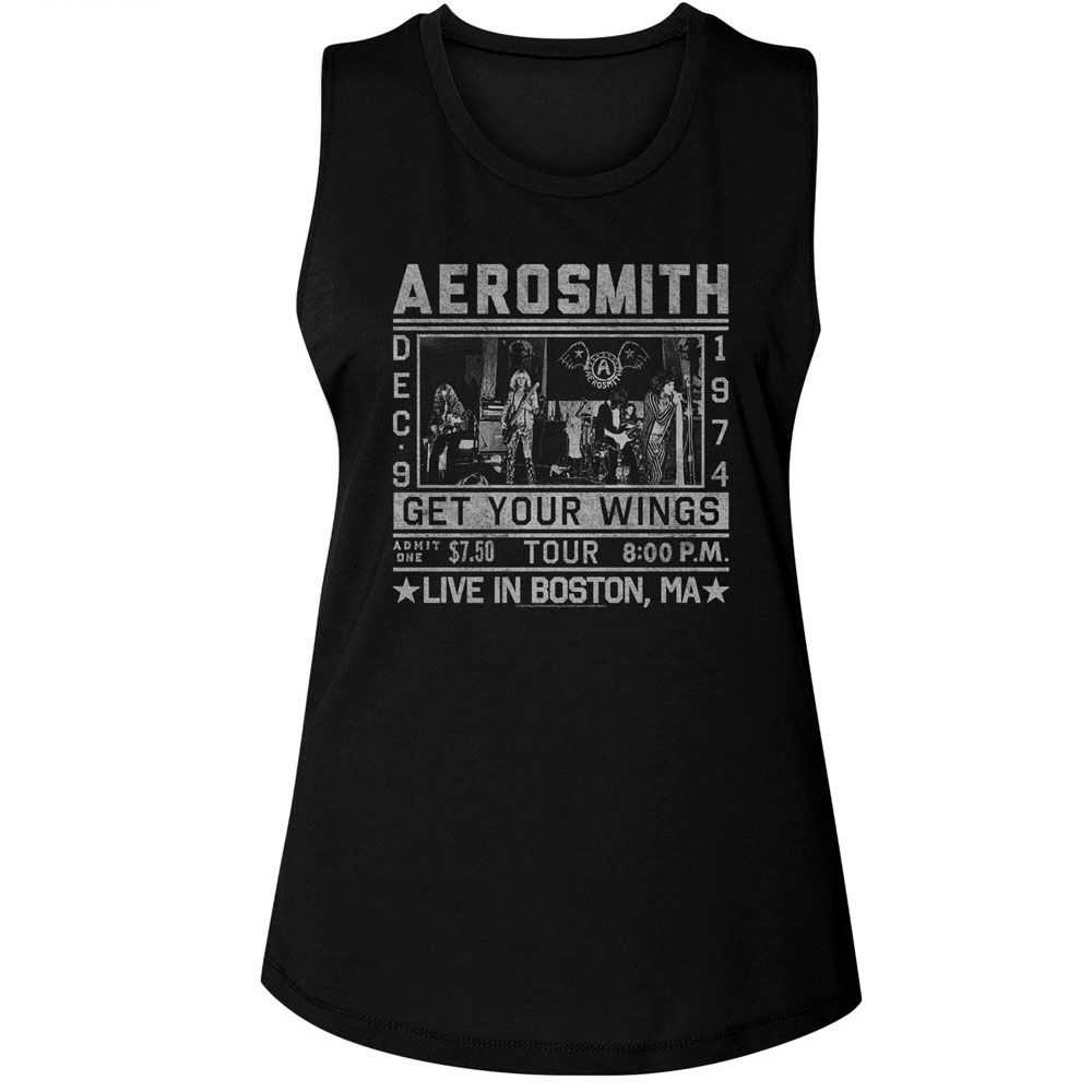 Aerosmith - AEROSMITH WINGS TOUR 74 Adult Shirt
