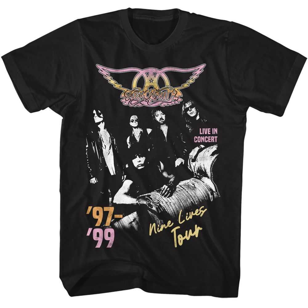 Aerosmith - AEROSMITH NINE LIVES TOUR Adult Shirt