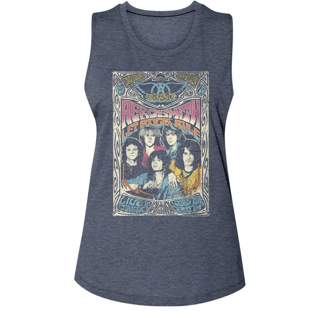 Aerosmith - AEROSMITH LET ROCK RULE Adult Shirt