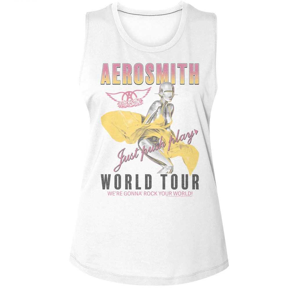 Aerosmith - AEROSMITH JUST PUSH PLAY Adult Shirt