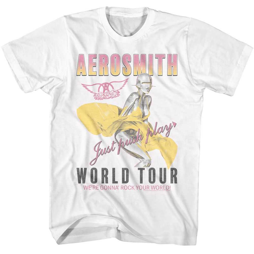 Aerosmith - AEROSMITH JUST PUSH PLAY Adult Shirt