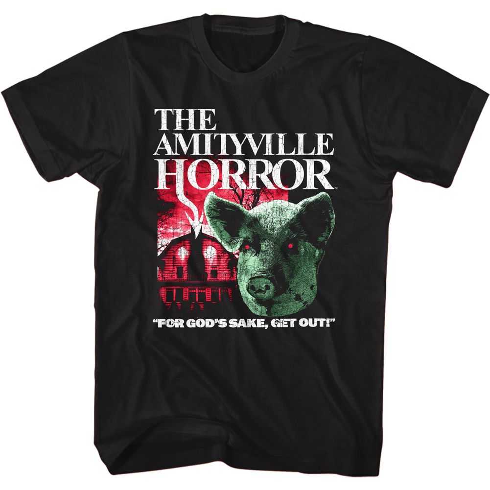 Amityville Horror - PIG AND HOUSE Adult Shirt