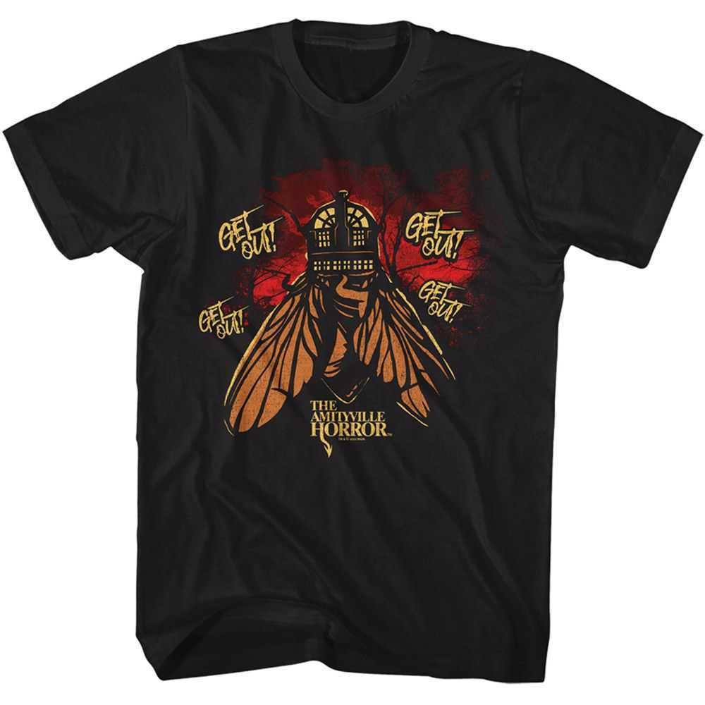Amityville Horror - AMITYVILLE HORROR GET OUT Adult Shirt