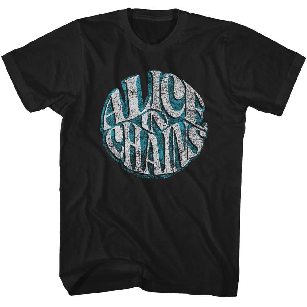 Alice In Chains - ALICE IN CHAINS CIRCLE TEXT Adult Shirt