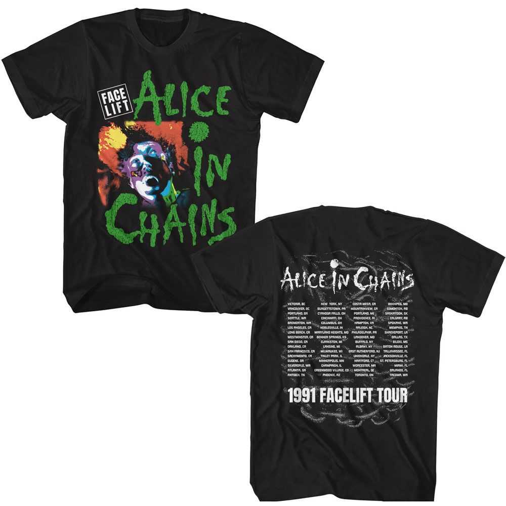 Alice In Chains - ALICE IN CHAINS FACELIFT TOUR 91 Adult Shirt