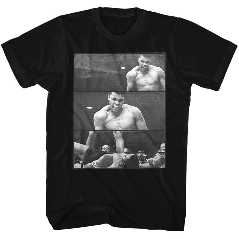 Muhammad Ali - ALI OVER LISTON 3 BOX Adult Shirt
