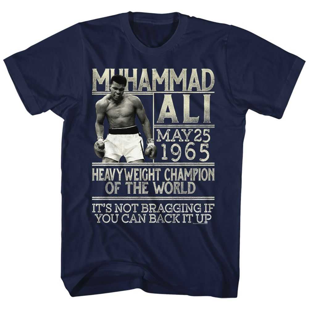 Muhammad Ali - BACK IT UP Adult Shirt