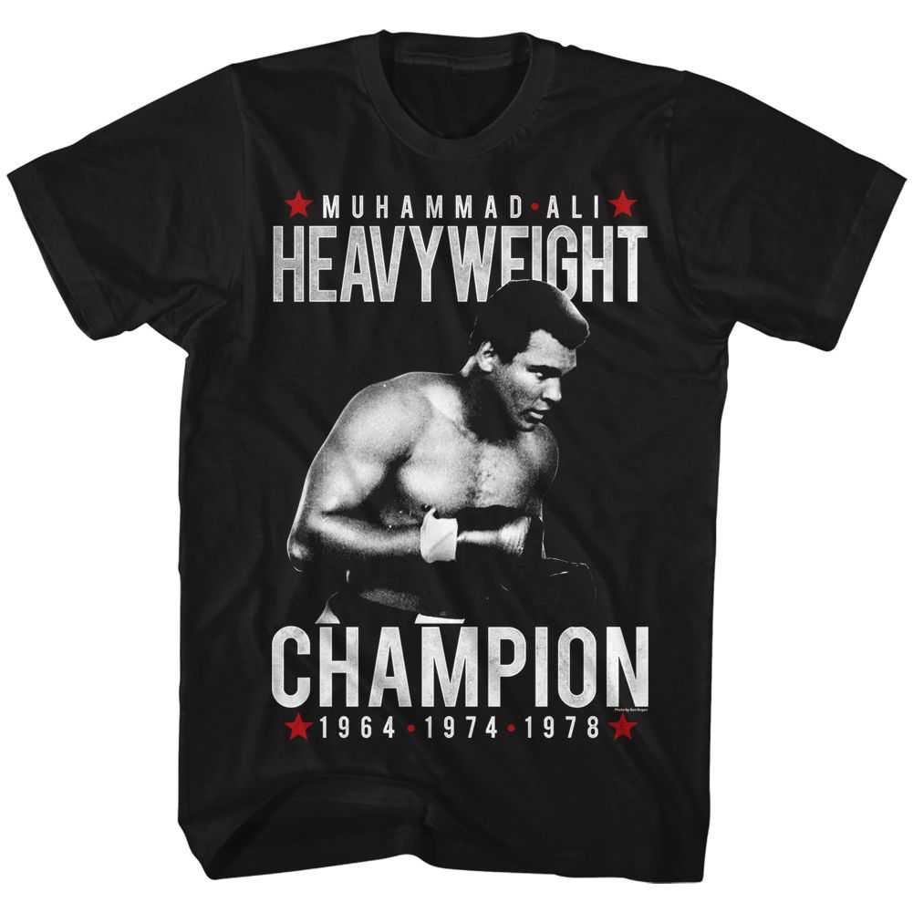 Muhammad Ali - HEAVY CHAMP Adult Shirt