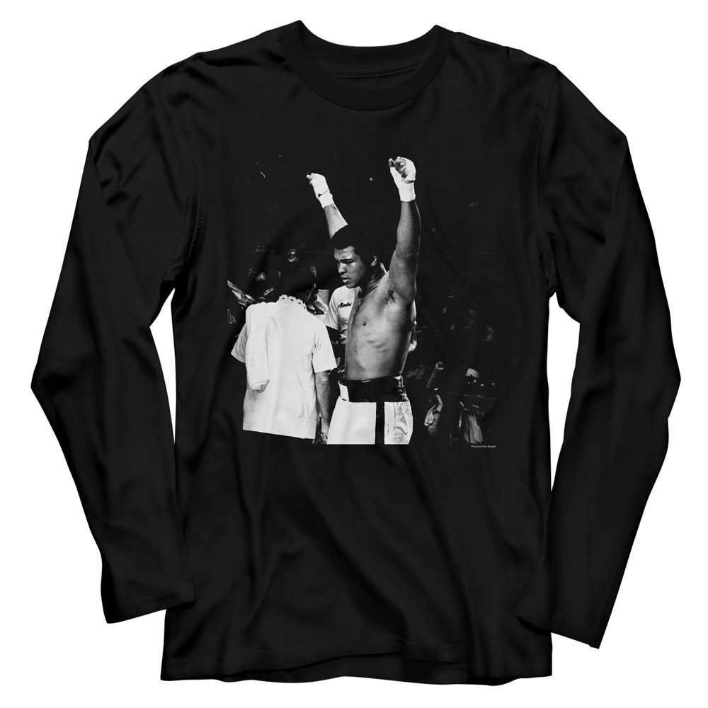 Muhammad Ali - MUHAMMAD ALI HANDS IN THE AIR Adult Shirt