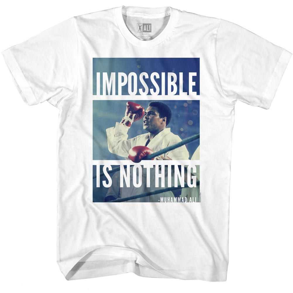 Muhammad Ali - IMPOSSIBLE IS NOTHING Adult Shirt