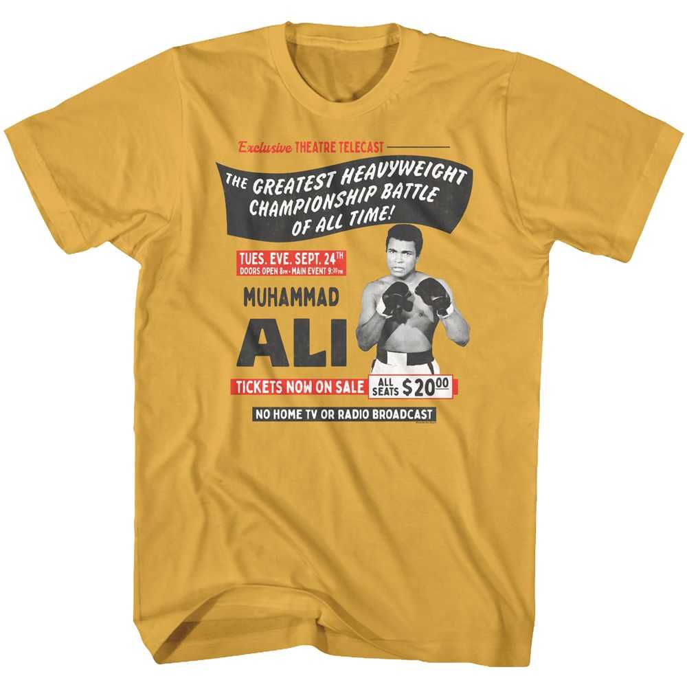 Muhammad Ali - TELECAST Adult Shirt