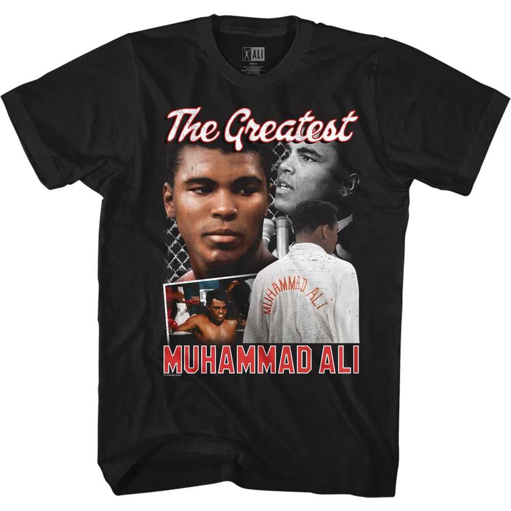 Muhammad Ali - ALI SCRIPT COLLAGE Adult Shirt