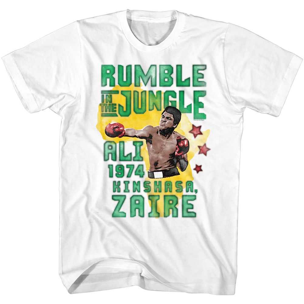 Muhammad Ali - RUMBLE JUNGLE Adult Shirt