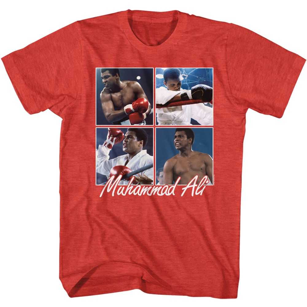 Muhammad Ali - MUHAMMAD ALI ALI FOUR SQUARES Adult Shirt