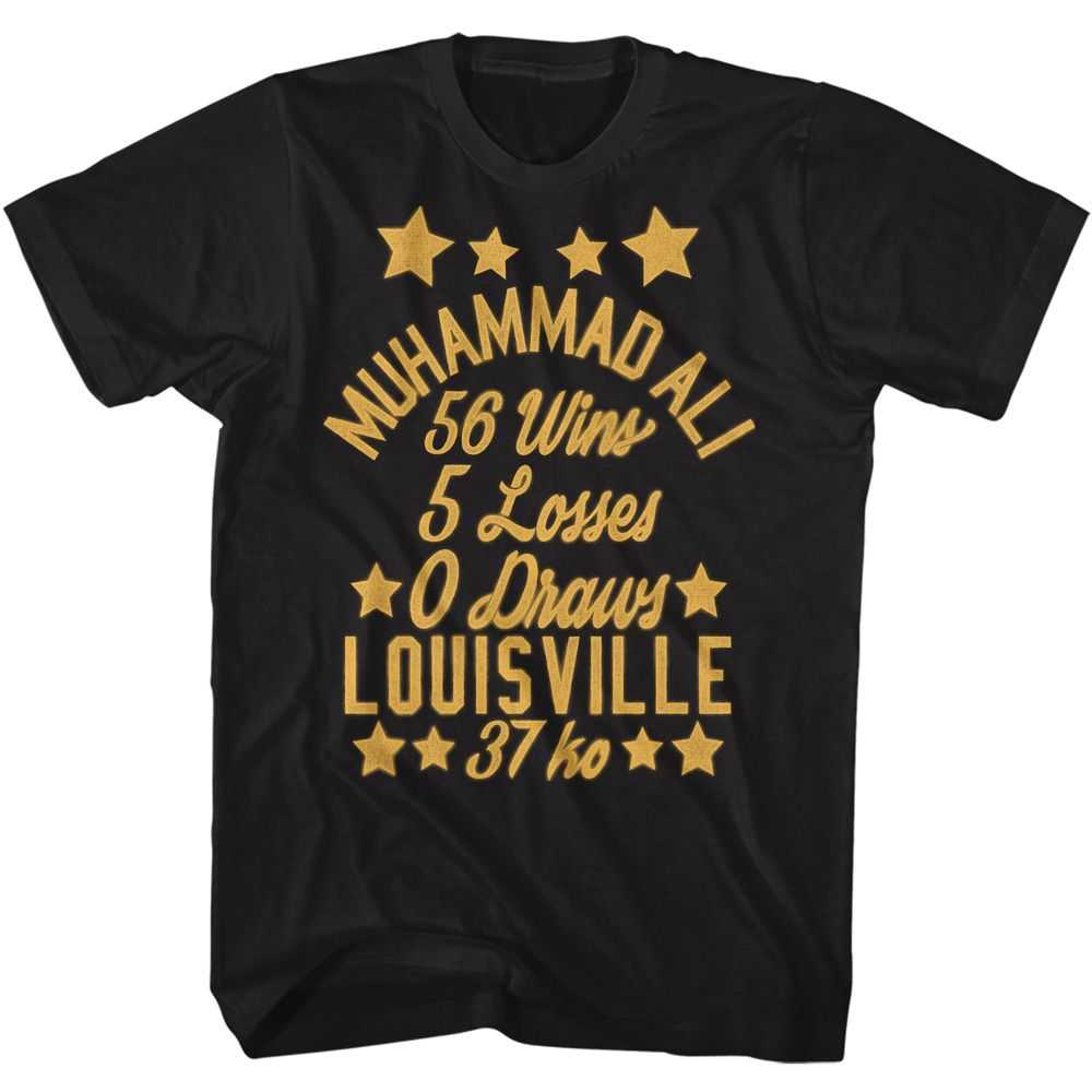 Muhammad Ali - MUHAMMAD ALI WIN LOSS DRAW Adult Shirt