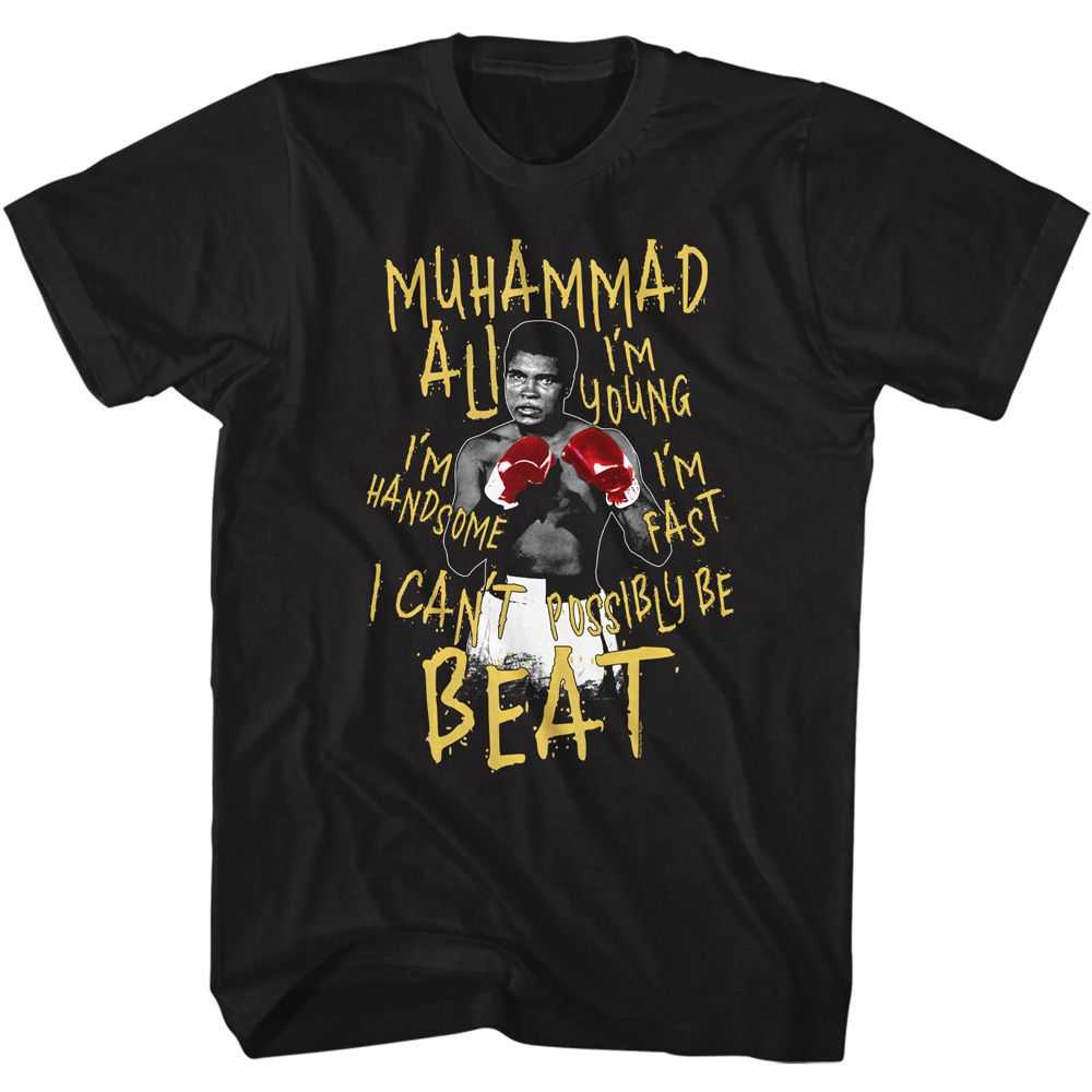 Muhammad Ali - MUHAMMAD ALI I CANT BE BEAT Adult Shirt
