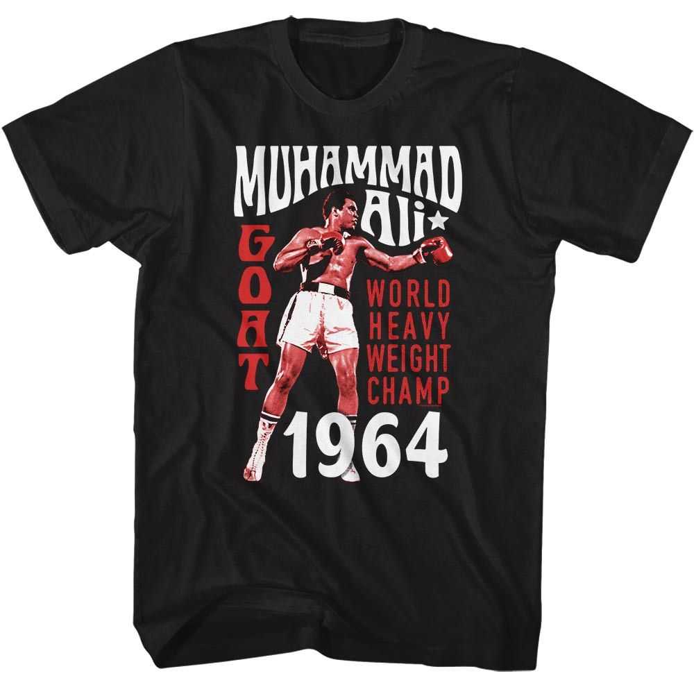Muhammad Ali - ALI WORLD HEAVY WEIGHT CHAMP Adult Shirt