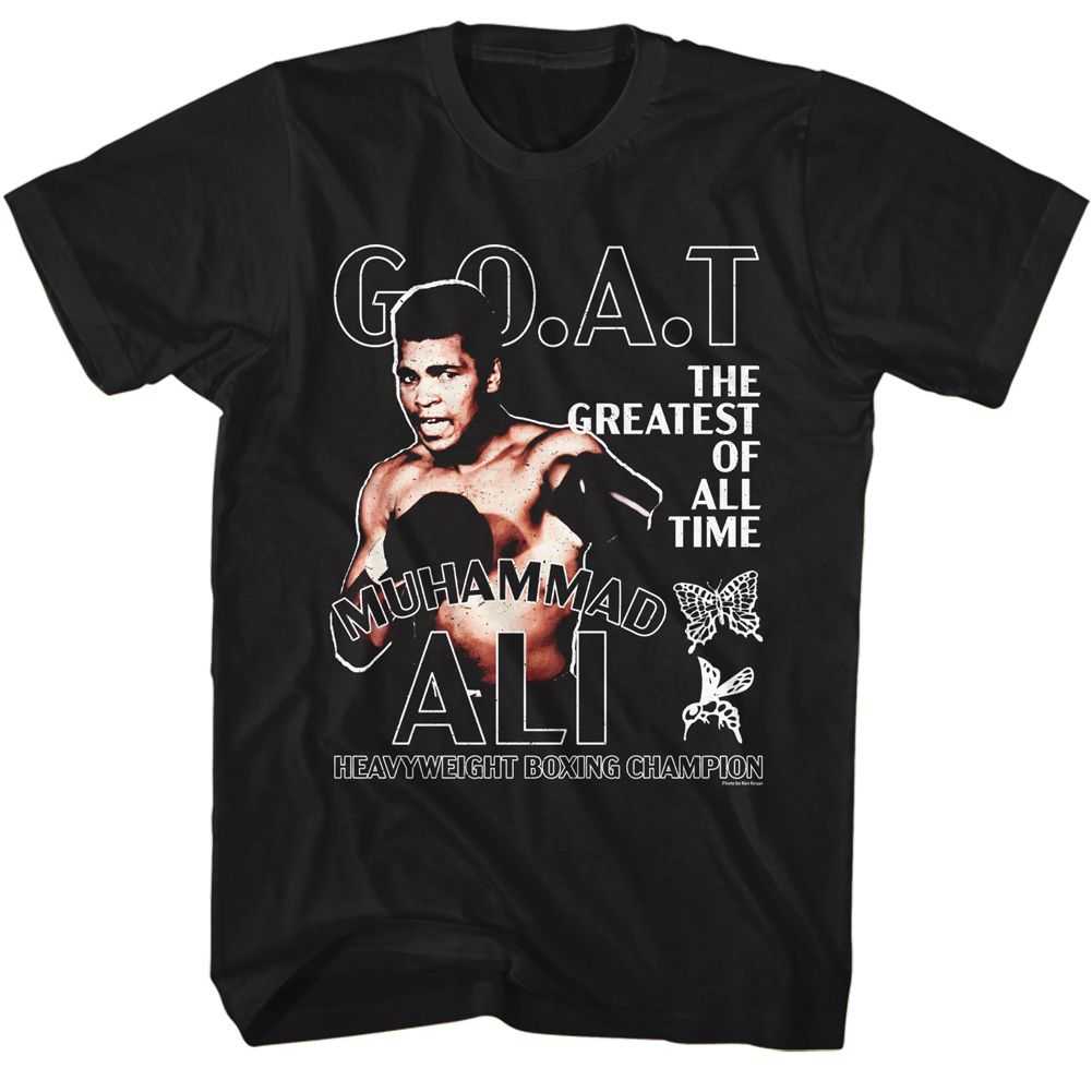 Muhammad Ali - ALI-GOAT CHAMP Adult Shirt