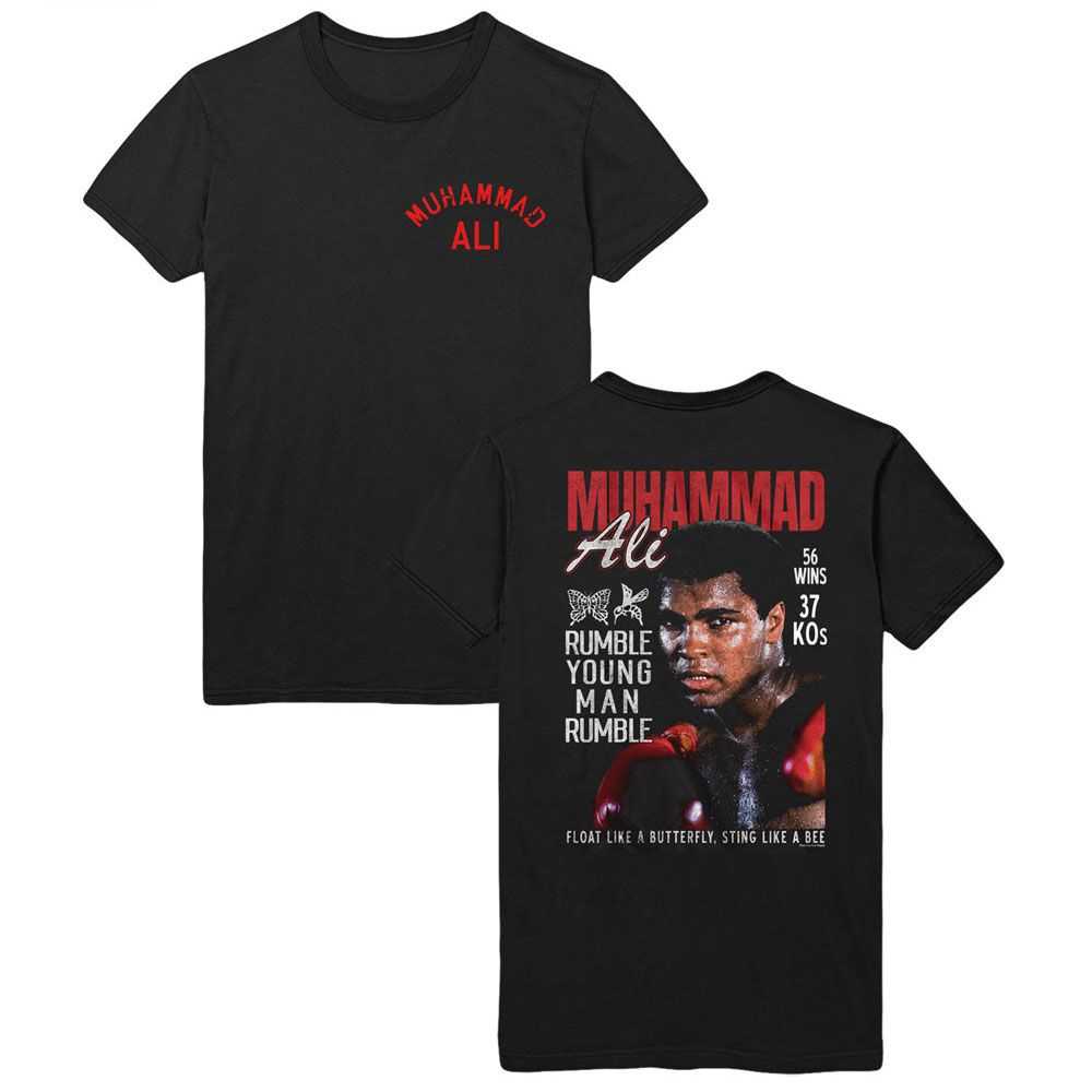 Muhammad Ali - MUHAMMAD ALI RUMBLE YOUNG MAN FRONT AND BACK Adult Shirt