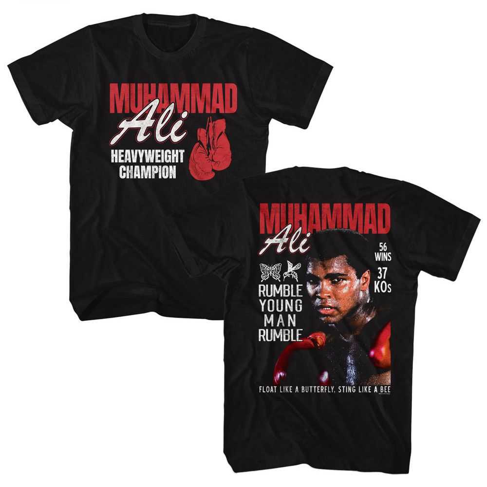Muhammad Ali - MUHAMMAD ALI HEAVYWEIGHT CHAMP F B Adult Shirt
