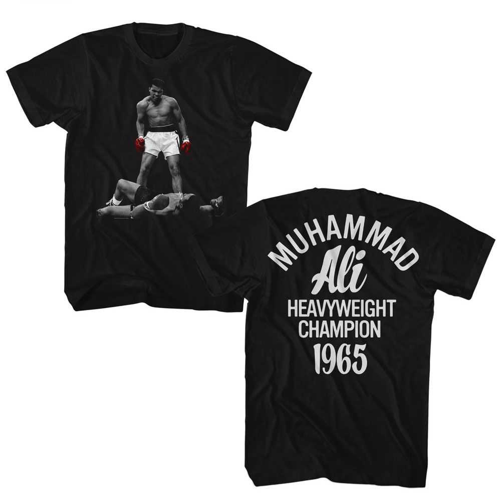 Muhammad Ali - MUHAMMAD ALI VS LISTON 1965 CHAMP F B Adult Shirt