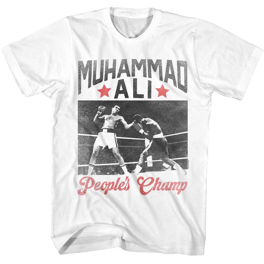 Muhammad Ali - MUHAMMAD ALI HEAVYWEIGHT PEOPLES CHAMP Adult Shirt