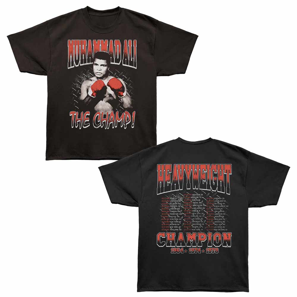 Muhammad Ali - MUHAMMAD ALI FIGHT TOUR F B Adult Shirt