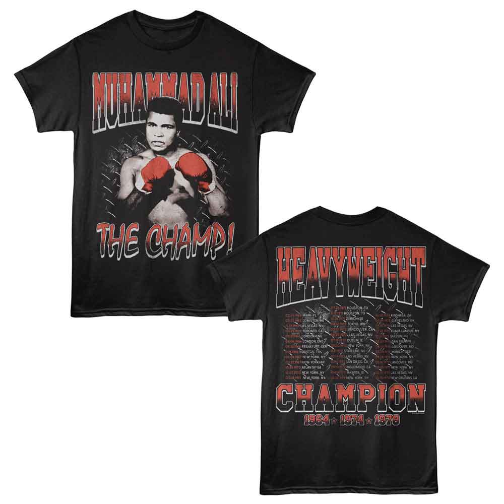 Muhammad Ali - MUHAMMAD ALI FIGHT TOUR F B Adult Shirt