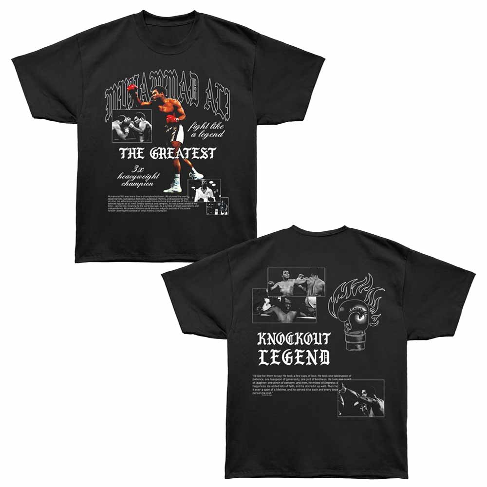 Muhammad Ali - MUHAMMAD ALI KNOCKOUT LEGEND F B Adult Shirt