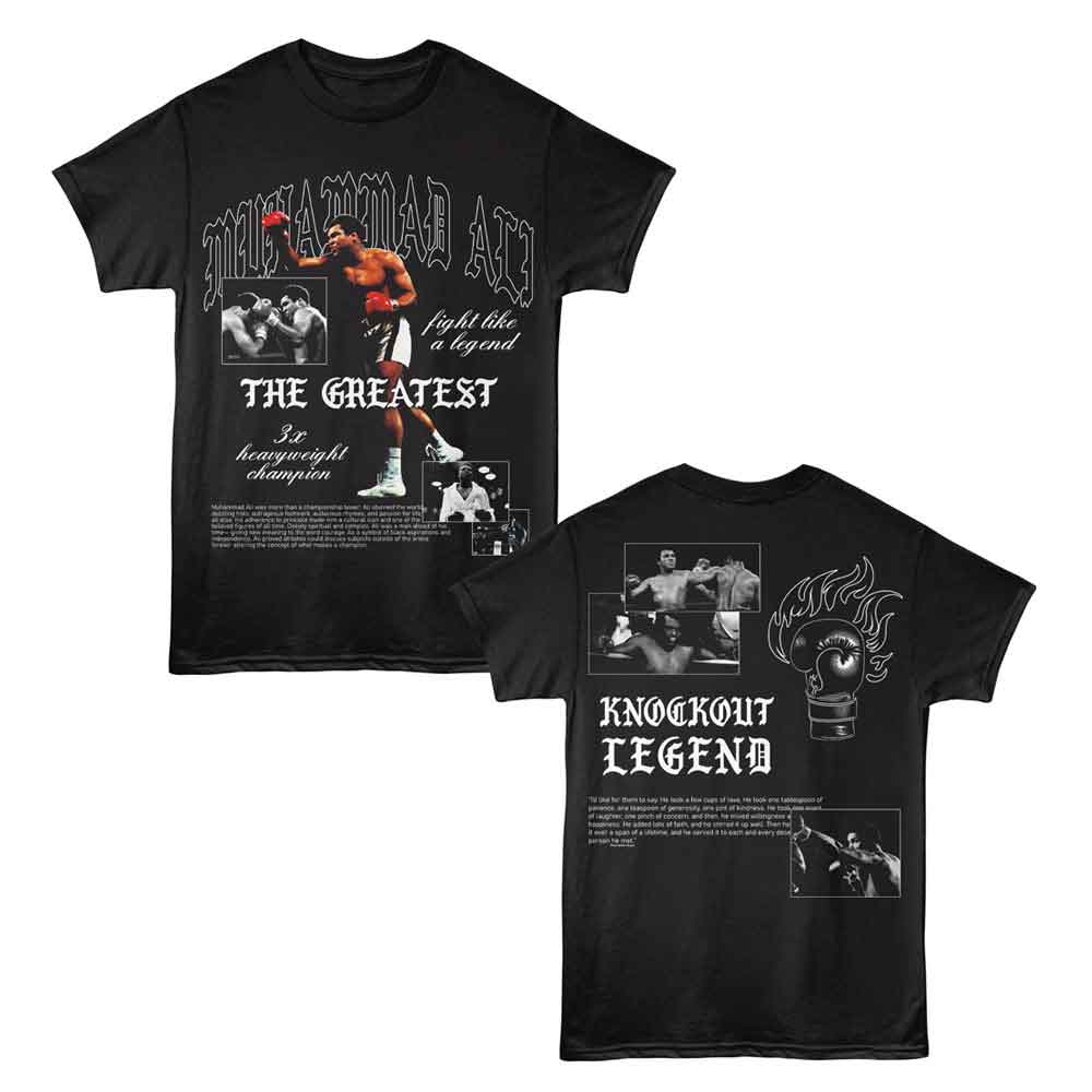 Muhammad Ali - MUHAMMAD ALI KNOCKOUT LEGEND F B Adult Shirt