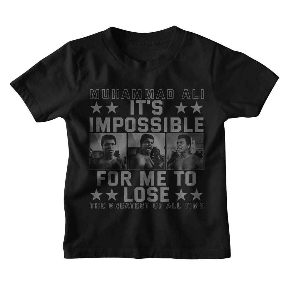 Muhammad Ali Youth - MUHAMMAD ALI IMPOSSIBLE TO LOSE Youth Shirt