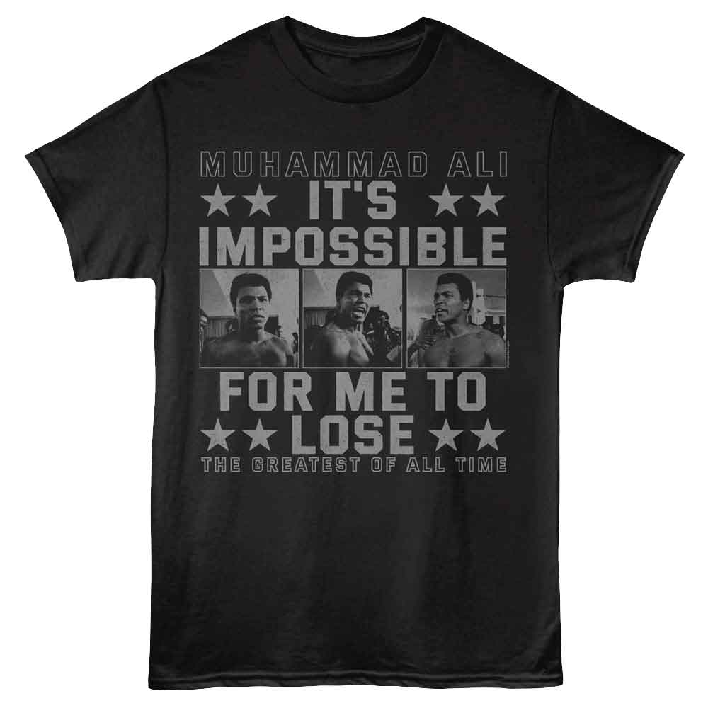 Muhammad Ali - MUHAMMAD ALI IMPOSSIBLE TO LOSE Adult Shirt