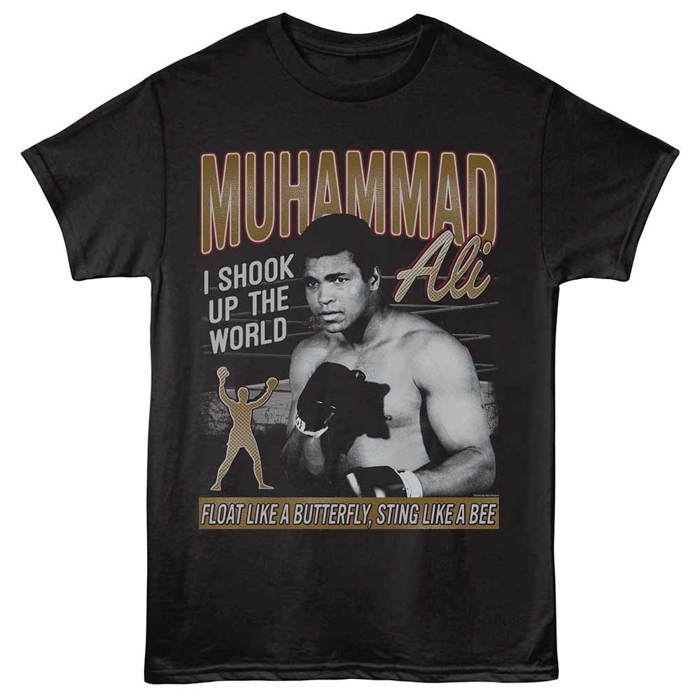 Muhammad Ali - MUHAMMAD ALI SHOOK UP THE WORLD Adult Shirt
