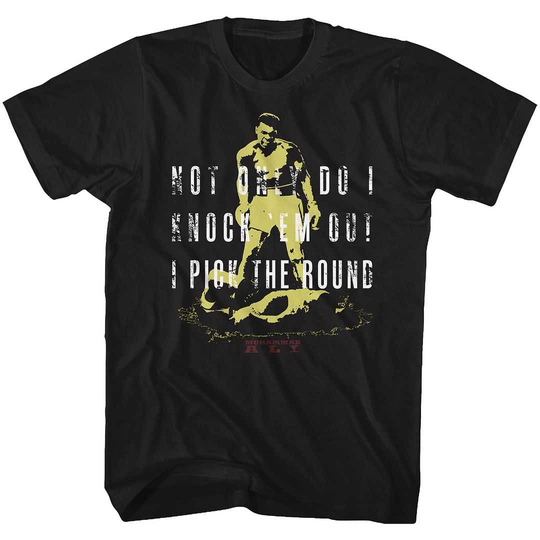 Muhammad Ali - KNOCKING Adult Shirt