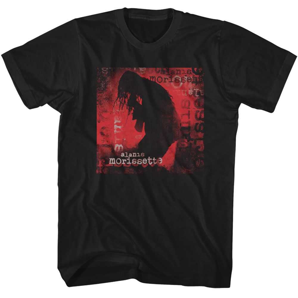 Alanis Morissette - ALANIS MORISSETTE TEXT OVERLAY Adult Shirt