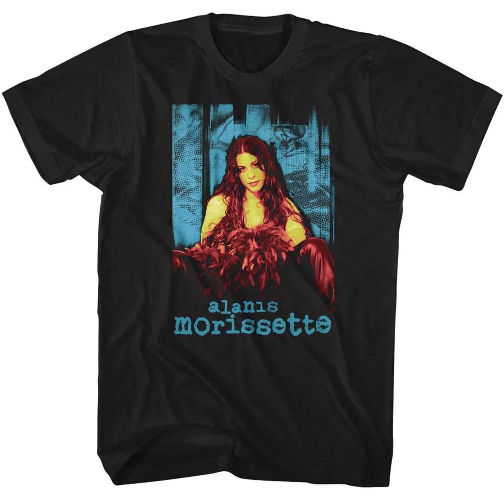 Alanis Morissette - ALANIS MORISSETTE TRICOLOR Adult Shirt