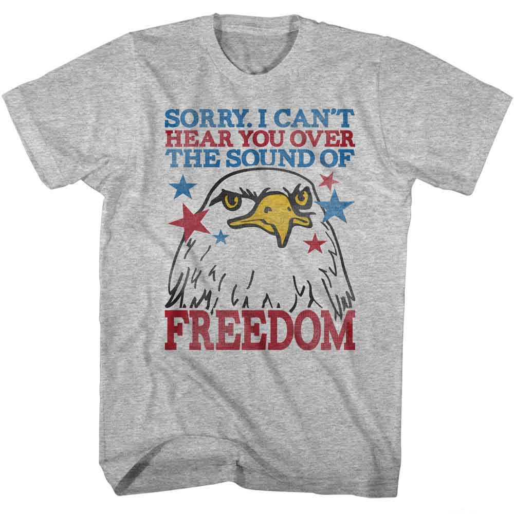 Patriotic - CANT HERE OVER THIS FREEDOM Adult Shirt