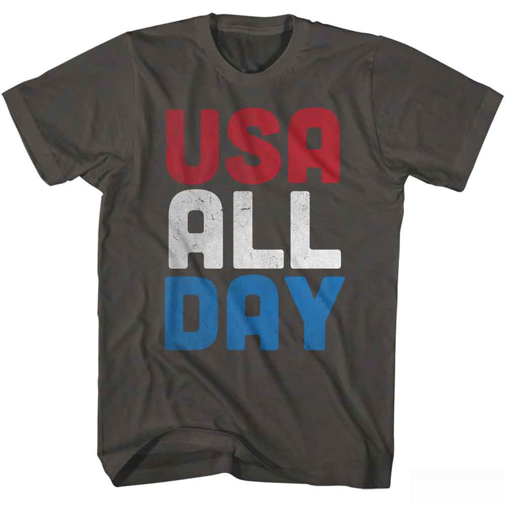 Patriotic - USA ALL DAY Adult Shirt