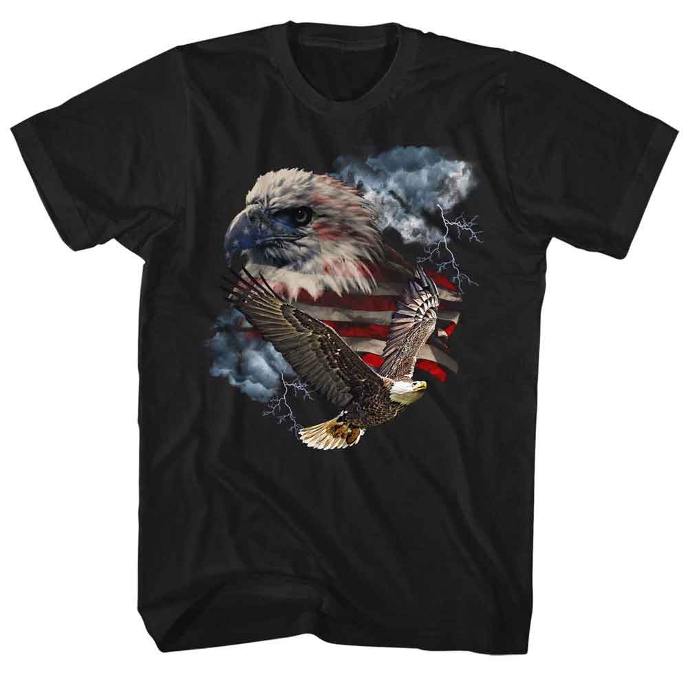 Patriotic - EAGLE COLLAGE Adult Shirt